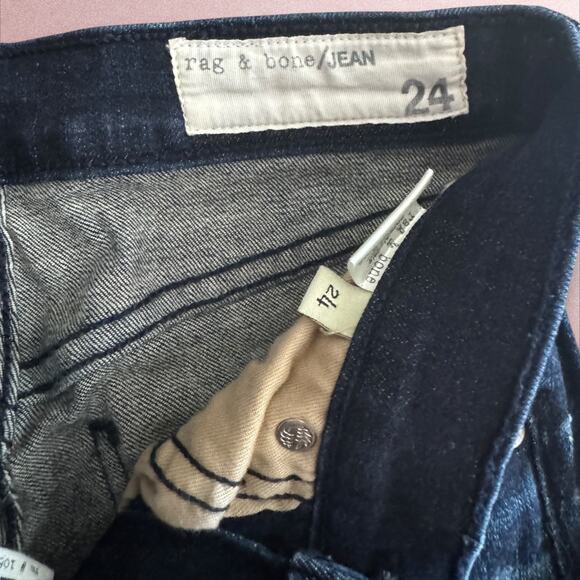 Rag & Bone Justine Zip Ankle Skinny Jean in Anfield - Picture 6 of 7